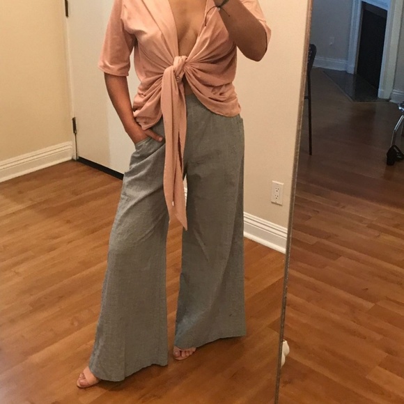 Wide leg pants with pockets! NWT - Picture 1 of 7